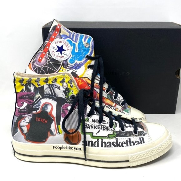 Converse Shoes - Converse Chuck 70 Shoes High Top Canvas Multicolor Women's Size Sneakers 170680C